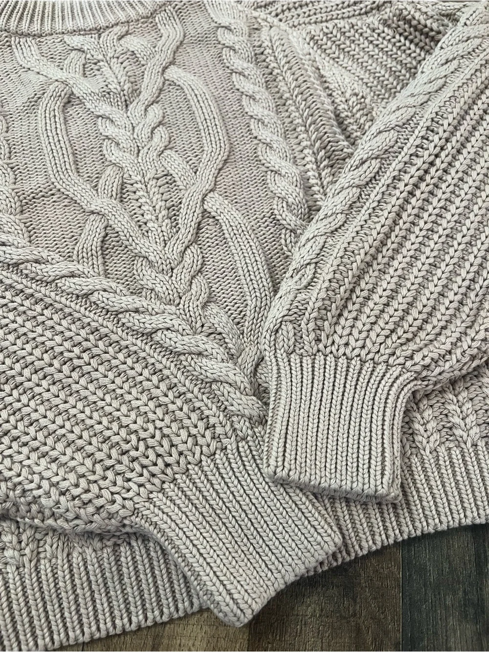 Free People Frankie Cable Knit Sweater